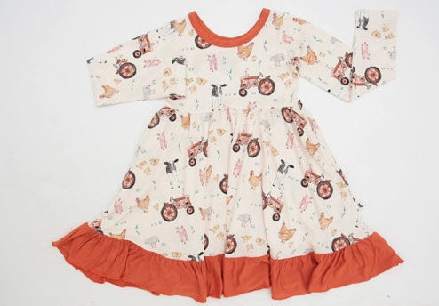 A Day On The Farm Twirl Dress