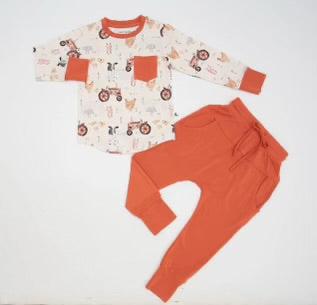 A Day On The Farm Pocket Tee & Jogger Set