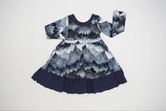 The Mountains are Calling Twirl Dress